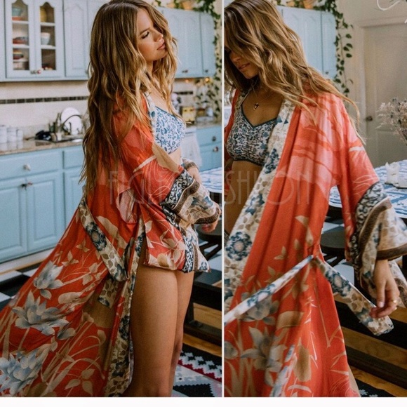 Figleaffashion Dresses & Skirts - Bohemian maxi kimono